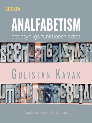 cover image of Analfabetism